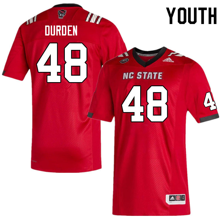 Youth #48 Cory Durden NC State Wolfpack College Football Jerseys Sale-Red